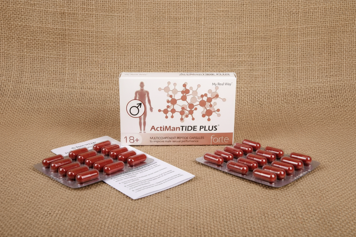 ActiManTIDE PLUS Forte 18+ – Peptidų kompleksas vyrams