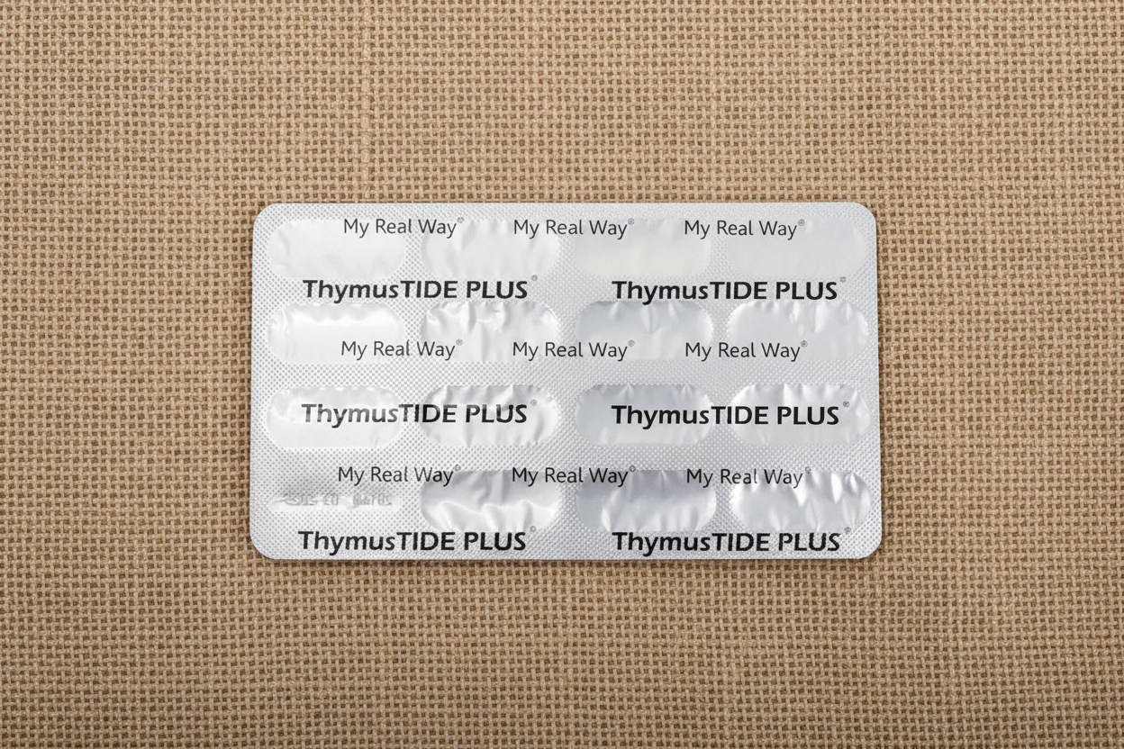 Maisto papildas užkrūčio liaukai ThymusTIDE PLUS forte su peptidais,30 kaps.