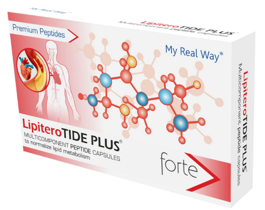 Maisto papildas cholesterolio normai LipiteroTIDE PLUS forte, 30 kaps.
