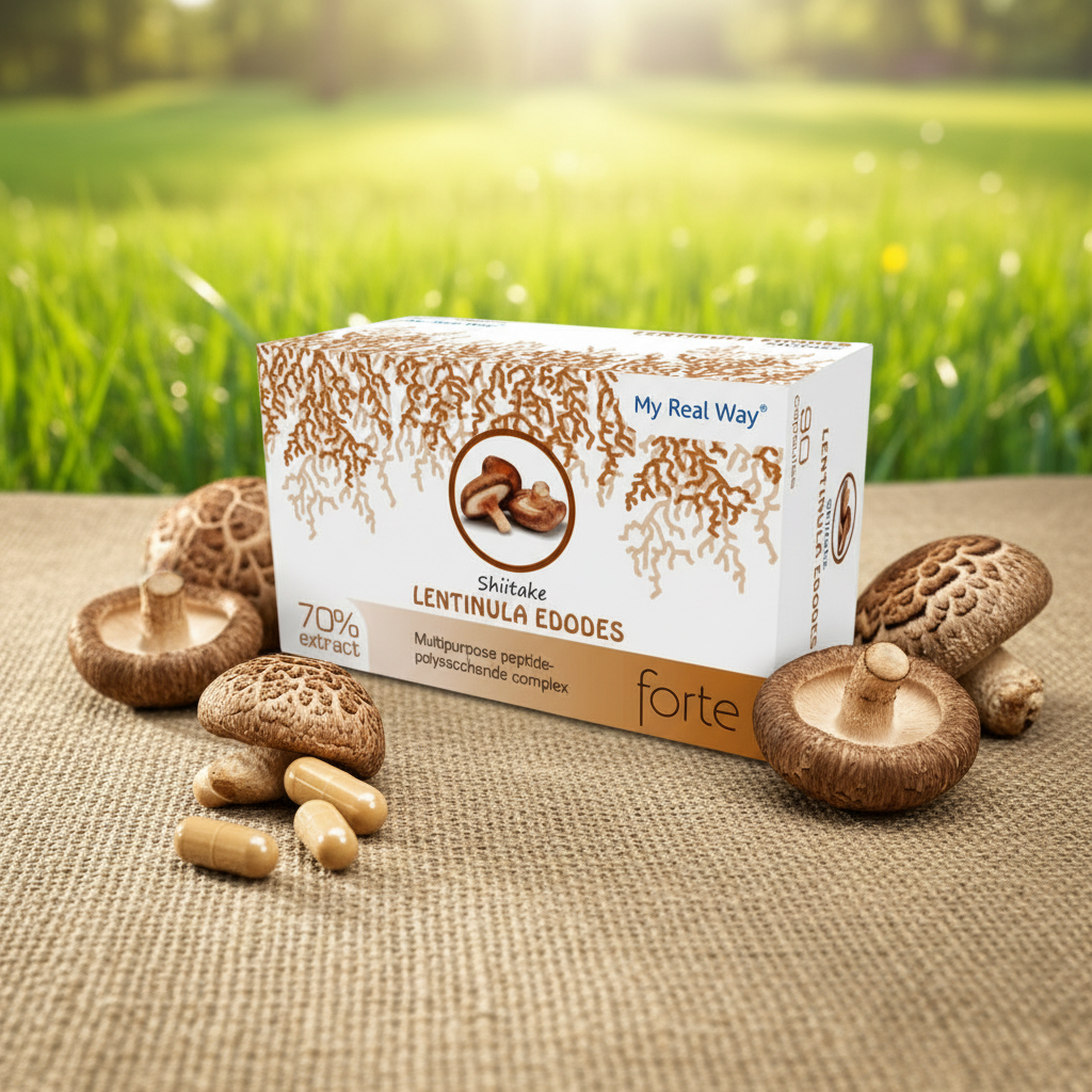 Šiitake ekstraktas – amžinos jaunystės grybas|NaturPeptide