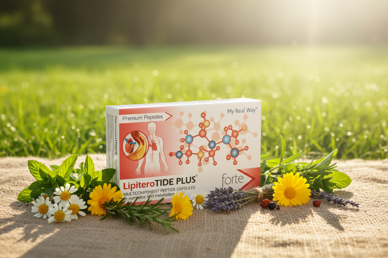 Maisto papildas cholesterolio normai LipiteroTIDE PLUS forte