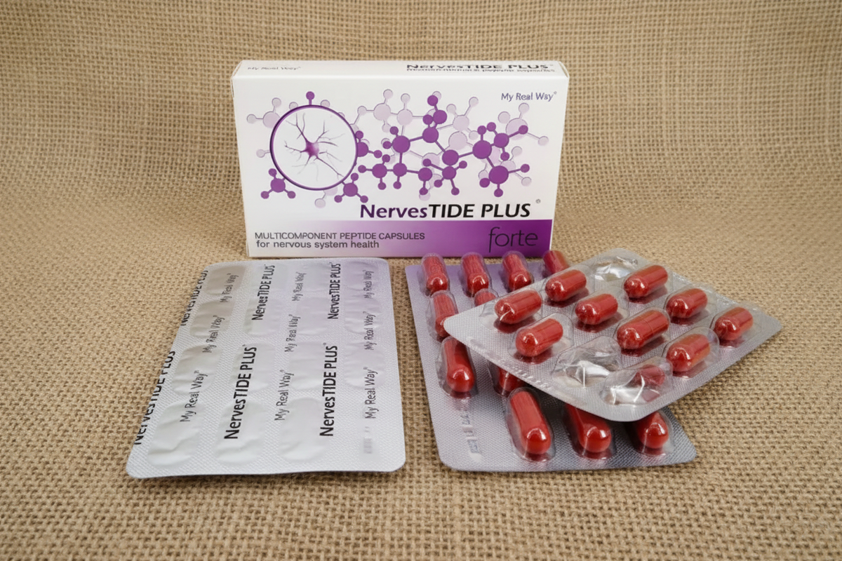 NervesTIDE PLUS Forte – Peptidų kompleksas nervų sistemai