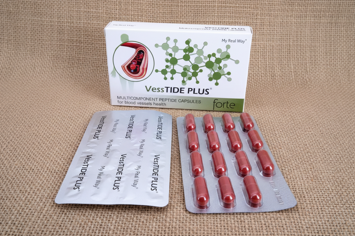 VessTIDE PLUS Forte – Peptidų kompleksas kraujagyslėms