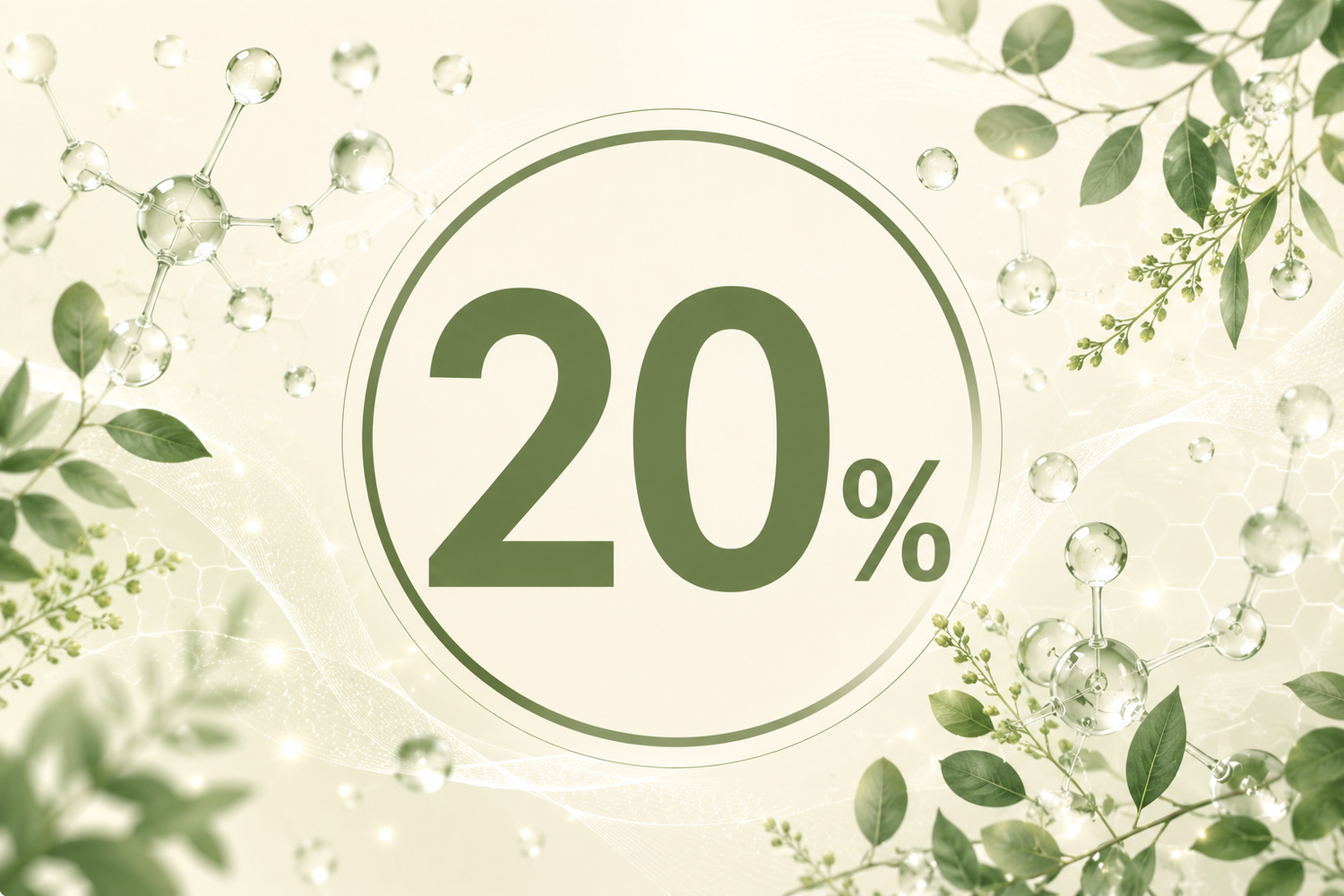 20 % Nuolaida Maisto Papildams