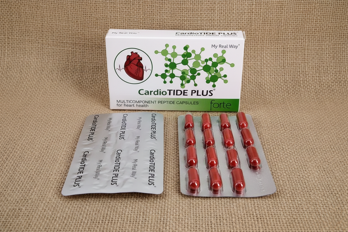 CardioTIDE PLUS Forte – Peptidų kompleksas širdžiai