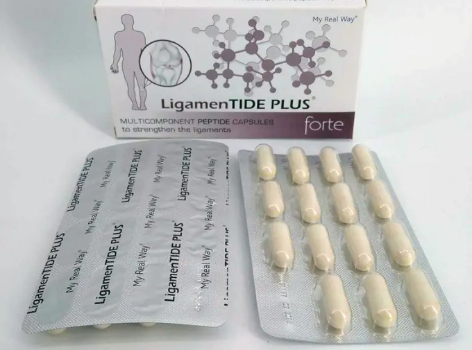 Maisto papildas sausgyslėms LigamenTIDE PLUS forte su peptidais,30kaps.
