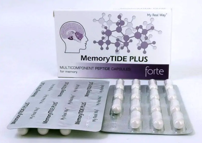 Maisto papildas atminčiai MemoryTIDE PLUS forte su peptidais,30kaps.