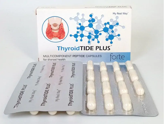 Maisto papildas skydliaukei ThyroidTIDE PLUS forte su peptidais,30 kaps.