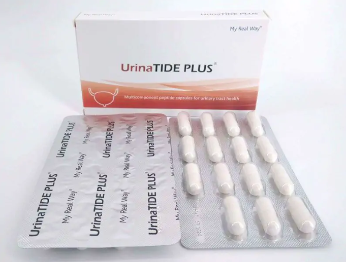 Maisto papildas šlapimo pūslei su peptidais UrinaTIDE PLUS Forte, 30 kaps.