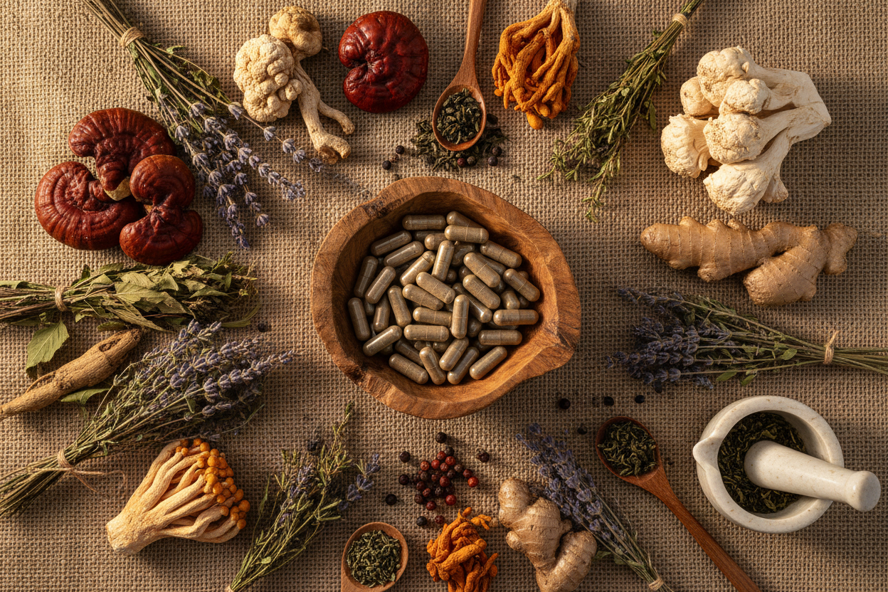 My Real Way Maisto Papildai su Peptidais ir Grybais