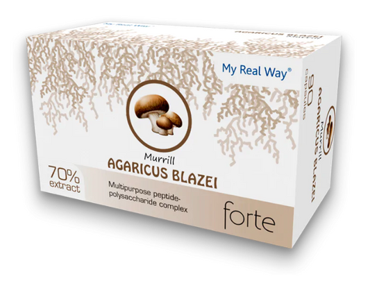 Agaricus grybo ekstraktas (Agaricus Blazei Murrill) 70%“, 90 kaps.