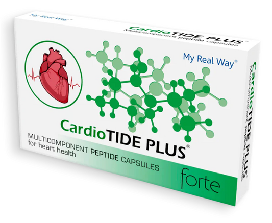 Maisto papildas širdžiai CardioTIDE PLUS forte su peptidais,30 kaps.
