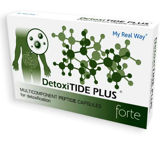Maisto papildas detoksikacijai DetoxiTIDE PLUS forte su peptidais ,30kaps.
