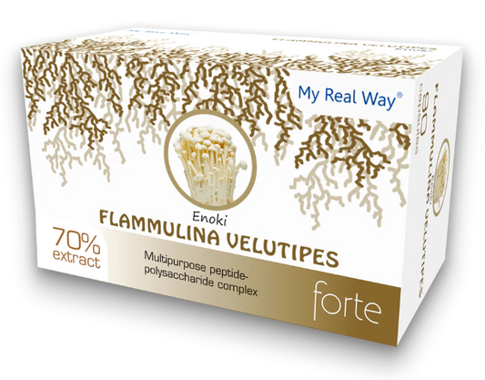 Enoki grybo ekstraktas (Flammulina velutipes) 70 % ,90 kaps.