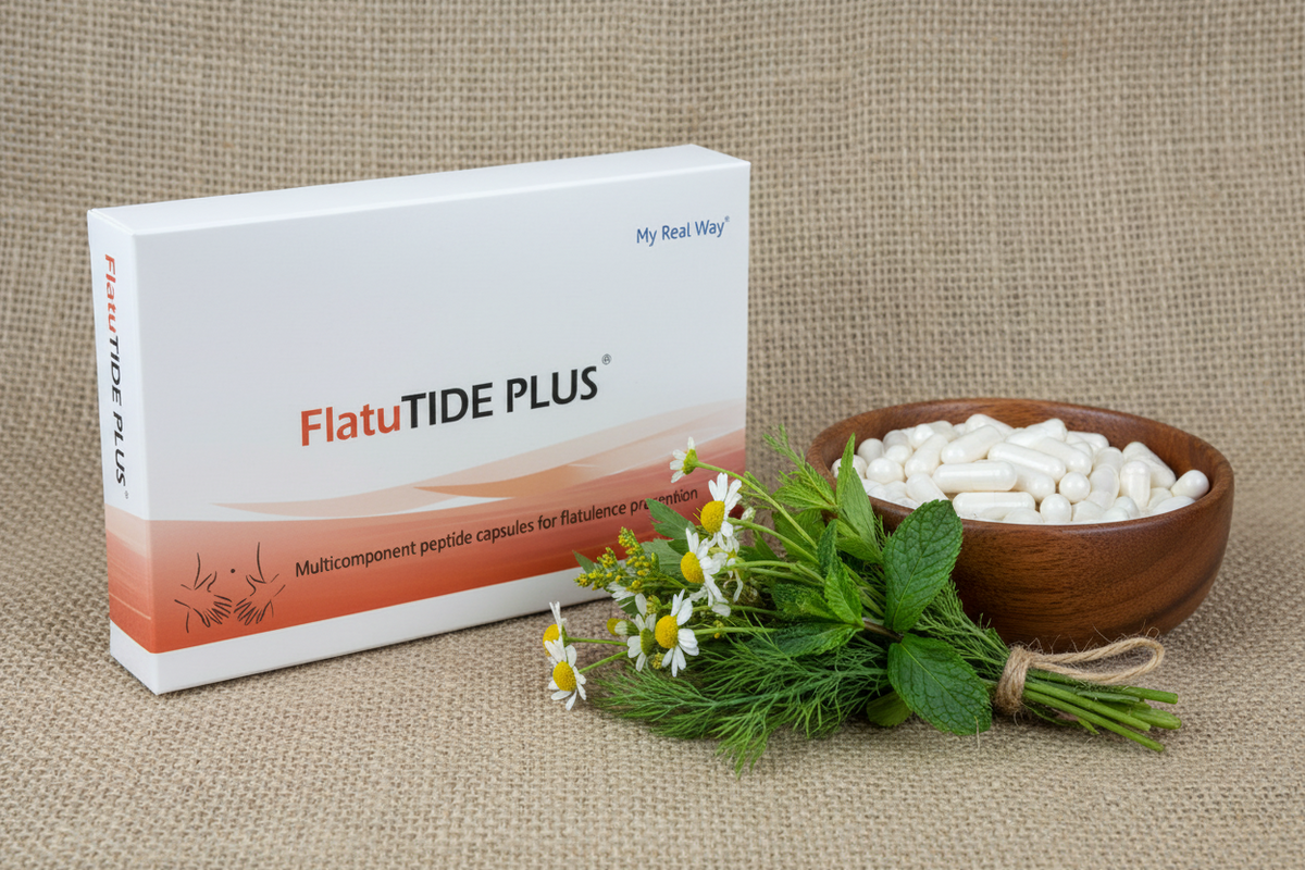 FlatuTIDE PLUS  – Peptidų kompleksas virškinimui