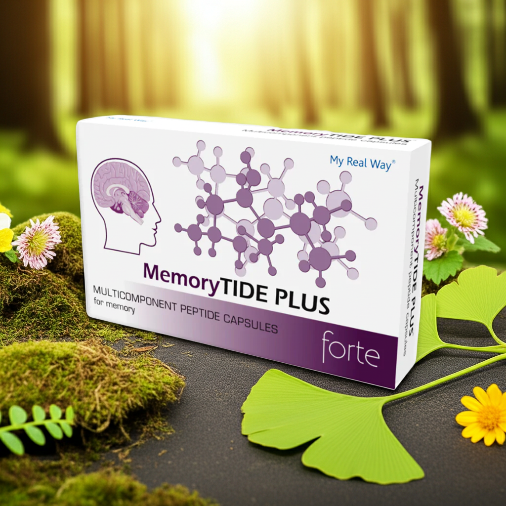 Maisto papildas atminčiai MemoryTIDE PLUS forte su peptidais,30kaps.