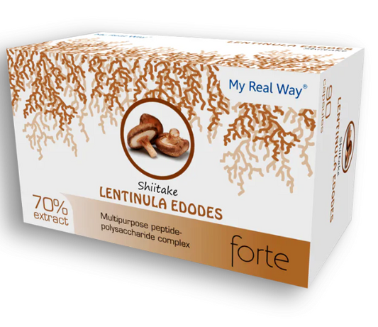 Šiitake grybų ekstraktas (Lentinula edodes Shiitake) 70% ,90 kaps