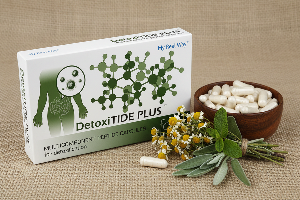 DetoxiTIDE PLUS Forte – Peptidų kompleksas organizmo detoksikacijai