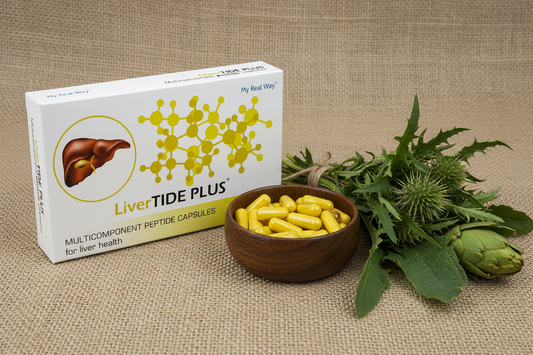 Maisto papildas kepenims LiverTIDE PLUS forte su peptidais,30 kaps.