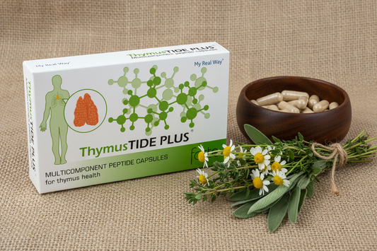 Maisto papildas užkrūčio liaukai ThymusTIDE PLUS forte su peptidais,30 kaps.