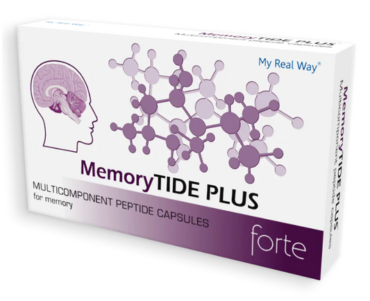 Maisto papildas atminčiai MemoryTIDE PLUS forte su peptidais,30kaps.