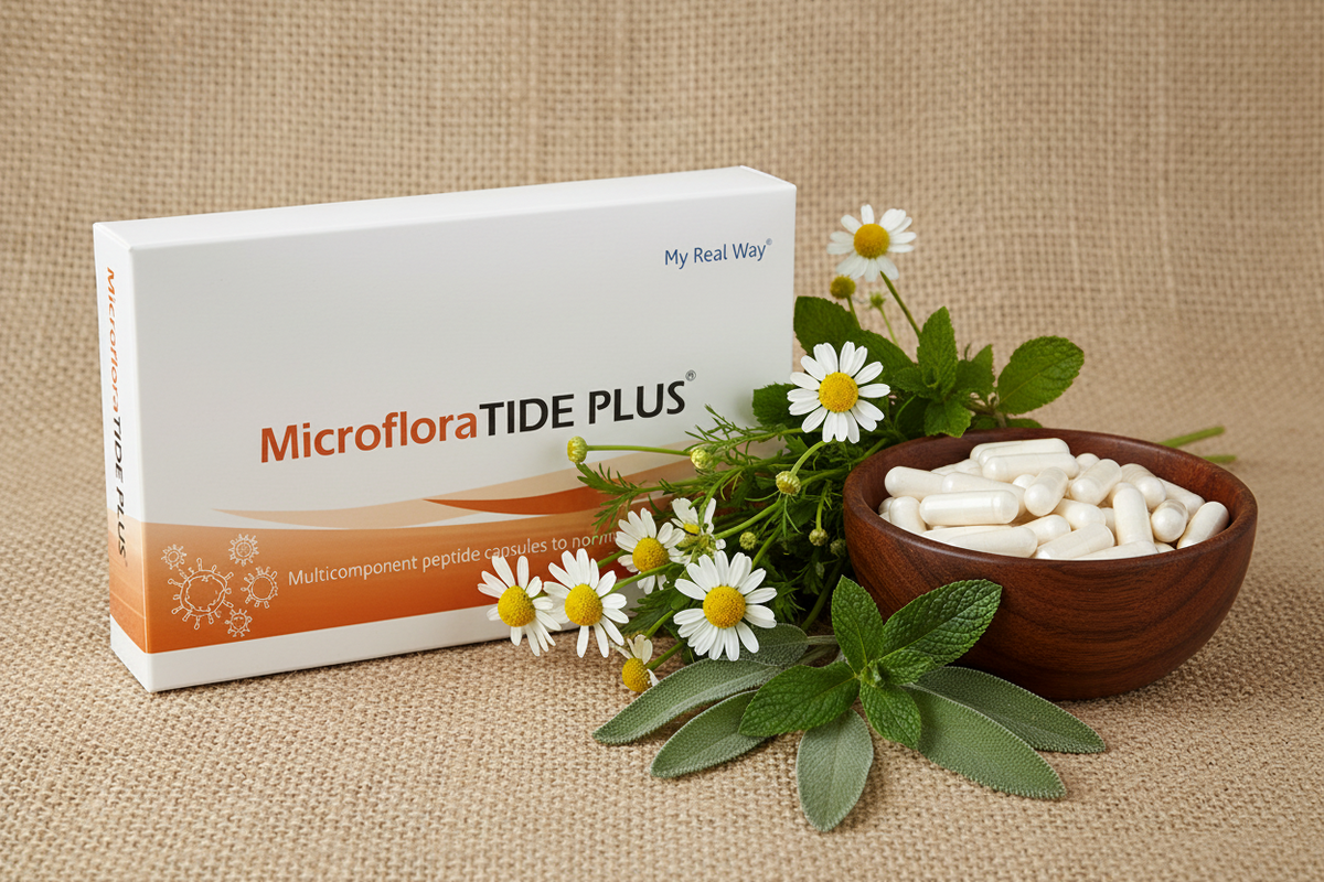 MicrofloraTIDE PLUS – Peptidų kompleksas žarnyno mikroflorai