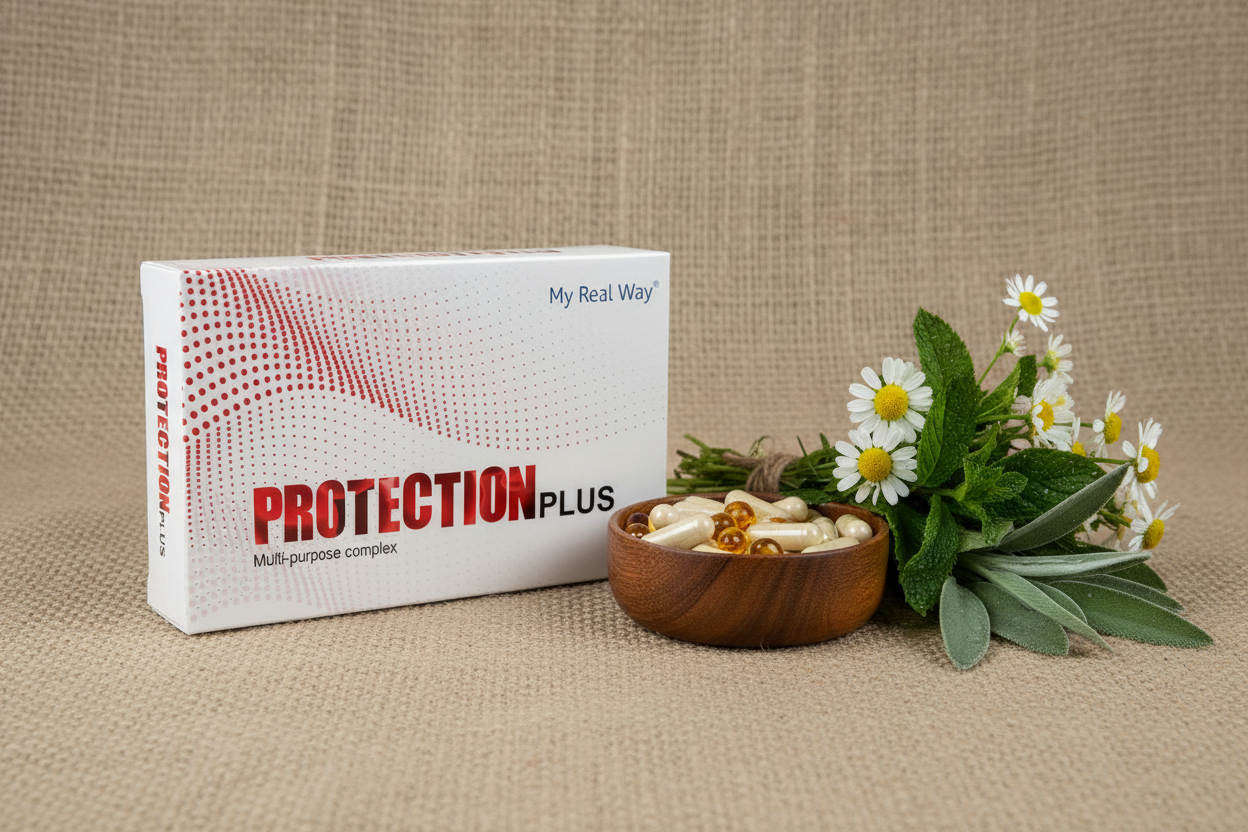 PROTECTIONplus – augalinis maisto papildas organizmo funkcijoms palaikyti