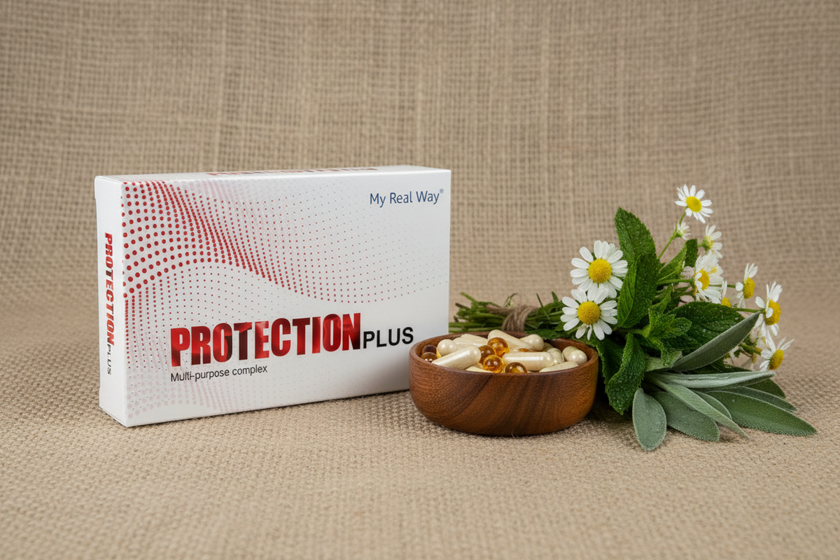 PROTECTIONplus – Augalinis maisto papildas organizmo funkcijoms palaikyti