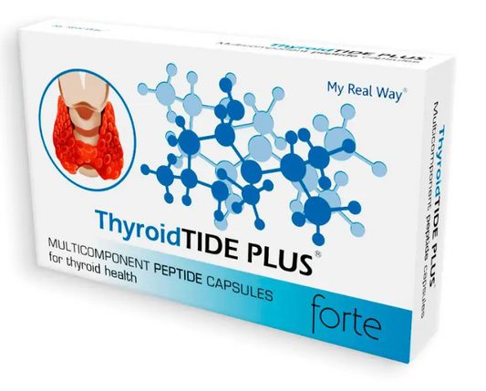 Maisto papildas skydliaukei ThyroidTIDE PLUS forte su peptidais,30 kaps.