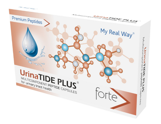 Maisto papildas šlapimo pūslei su peptidais UrinaTIDE PLUS Forte, 30 kaps.