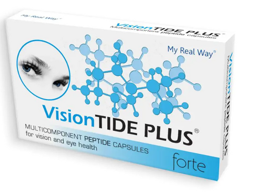Maisto papildas akims VisionTIDE PLUS Forte su peptidais ,30 kaps